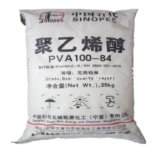 Sinopec Polyvinylalkohol PVA 100-84 flingor för textilier